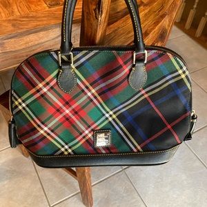 Dooney & Bourke Tartan Plaid Satchel